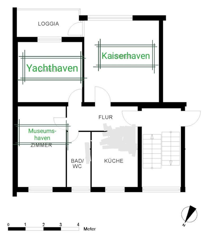 Ferienwohnung Breitschuhs Havenwelten بريمرهافن المظهر الخارجي الصورة